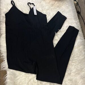 PINK Victoria's Secret Black Jumpsuit